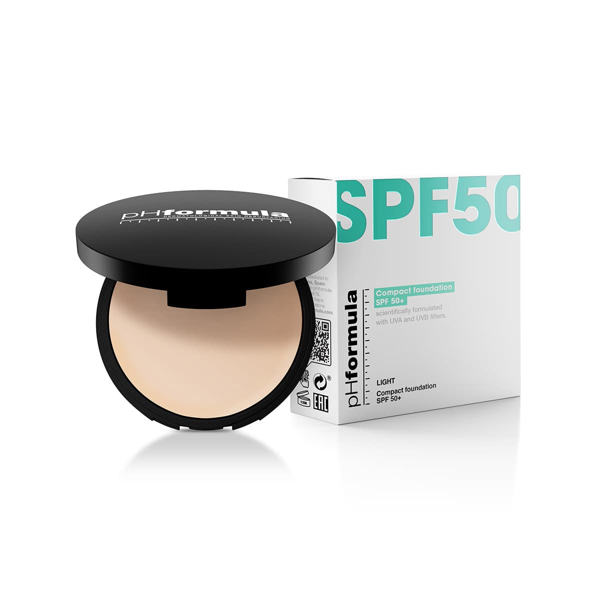 Compact foundation SPF 50+ light image